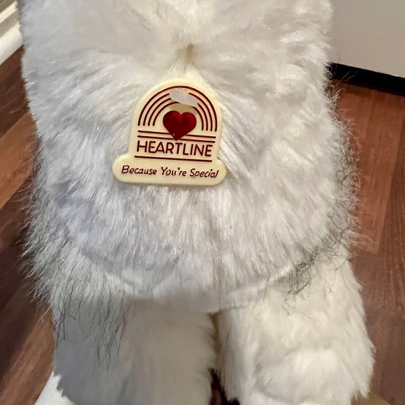 VINTAGE 1988 HEARTLINE Graphics Rare StandUp Llama Stuffed ANIMAL PLUSH … - Picture 3 of 10